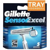 Gillette Sensor Excel Scheermesjes Tray 10 X 5 Stuks