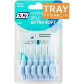 Tepe Interdental Brush Extra Soft 0,6 Mm Tandenragers (blauw) Tray 10 X 6 Stuks