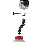 Joby Gorillapod Suction Cup & GorillaPod Arm Black/Red
