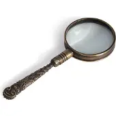 Authentic Models - Rococo - Vergrootglas - loep - 13 x 5.25 x 1 cm