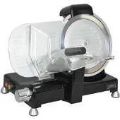 KitchenChef KCPTR250N Electrisch 140W Aluminium Aluminium, Zwart snijmachine