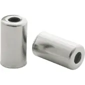 Elvedes Kabelhoedjes messing 5 mm zilver 200 stuks