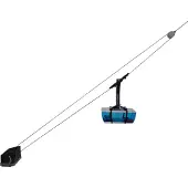 Jägerndorfer Kerstdorp Set Kabelbaan Met Gondel Piz Val Gronda Blauw