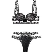 Vibes Ondergoed Set Fantasy Lingerie Zwart (L/XL)