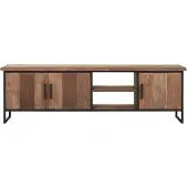 DTP Home Timeless tv-meubel teakhout 180x40x55cm