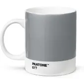 Pantone Universe Copenhagen Design Pantone - Koffiebeker - 375ml - Metallic Zilver