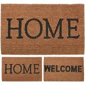Excellent houseware Deurmat kokos 45x75cm Welcome