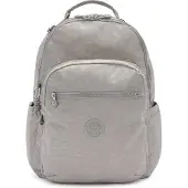 Kipling Rugzak 'Seoul' lichtgrijs