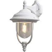 Konstsmide Wandlamp buiten PARMA, dimbaar, wit / opaal, Aluminium, Landelijk, Wandlamp buiten