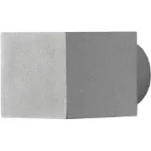 Konstsmide Applique murale extérieure Modena, carrée G9 gris 7341-300
