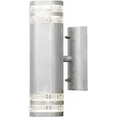 Konstsmide Wandspot Modena Up Down 2 Lichts 28cm Zinkgrijs