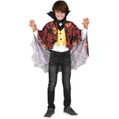 Vegaoo Halloween vampier kostuum voor jongens - Verkleedkleding - Maat 104/116