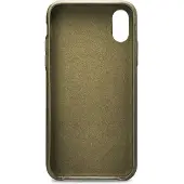 Senza Desire Leather Cover Apple iPhone Xs Max Burned Olive