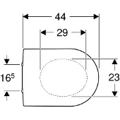 Geberit iCon Closetzitting Topfix Softclose Quick Release Glans Wit