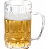 Partychimp Bierpul 0,5 Liter 14 Cm Transparant