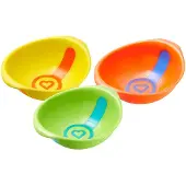 Munchkin kinderservies - White Hot Kommetjes - Warmtegevoelige Kommetjes - Set van 3 - Vaatwasserbestendig - vanaf 6 maanden - 3-delig Serviesset voor Kinderen
