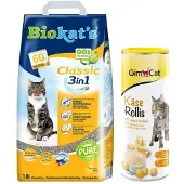 Overig Biokat's Classic & GimCat Kaas Rollis Pakket