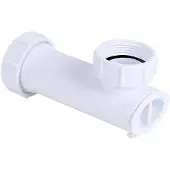 Walraven Mcalpine wastafelsifon ruimtebesparend 1-1/4"x40 wit 0053211