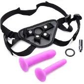 XR Brands - Double-G Deluxe - Vibrating Strap-On Harness