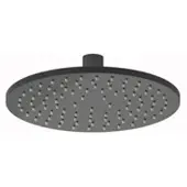 Plieger Roma hoofddouche 20cm zwart chroom