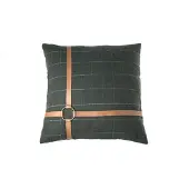 Cosy@home KUSSEN GROEN VIERKANT TEXTIEL 45X45XH0CHECKED