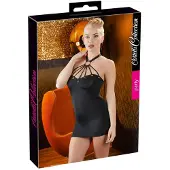 Cottelli collection Seductieve Mini Jurk met Halter Kraag
