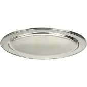 Huismerk 2x RVS serveerschaal/barbecueschaal 40 cm -