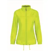 B&C Dames regenkleding - Sirocco windjas/regenjas in het geel -