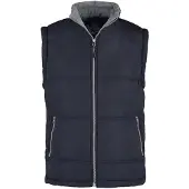 Lemon & soda Basic bodywarmer navy blauw voor heren - winddichte mouwloze sport
