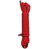Ouch! Japans Bondage Touw Rood Soft Nylon - 5 Meter