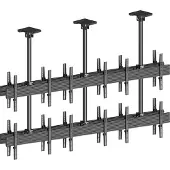 Multibrackets MBC3X2U2 flat panel plafond steun 165,1 cm (65'') Zwart