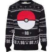 Difuzed Pokemon - Knitted Pokeball Christmas Sweater