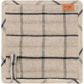 Ferm Living Pannenlap Hale Sand/Black (Set van 2)