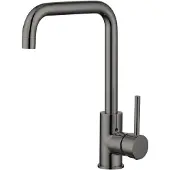 Best design Keukenmengkraan moya uitloop gebogen 31.7 cm 1-hendel gunmetal