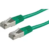 Roline Netwerkkabel | Cat5e S/FTP | 15 meter (100% koper, Groen)