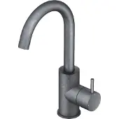 Hotbath Cobber wastafelkraan 27.8cm 1 gats met draaibare uitloop verouderd ijzer