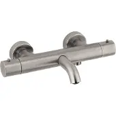 Plieger Badkraan Thermostatisch Napoli Met Omstel HOH 15cm Cool Body RVS