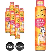 Got2b Droogshampoo Texture Voordeelverpakking 6x200ml