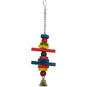 Happy pet Vogelspeeltje Shootingstar - Vogelspeelgoed - Houtnerf per stuk Hout