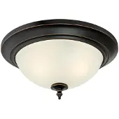 WESTINGHOUSE Plafondlamp Harwell, dimbaar, brons / oud-messing, Woon-/ Eetkamer, metaal, Antiek, plafondlamp