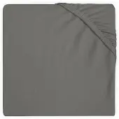 Jollein - Baby - Hoeslaken Wieg Jersey (Storm Grey) - Katoen - Hoeslaken Wieg - 40/50x80/90cm
