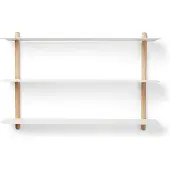 Gejst Nivo Wandplank A Licht / Wit - Wandplanken Eiken White - 20101