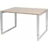 Schaffenburg Verstelbaar Bureau - Plus 120x90 Havana Kersen - alu frame
