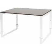 Schaffenburg Verstelbaar Bureau - Domino Plus 120x90 logan - wit frame