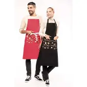 Kariban Rood Kerstschort geborduurd met naam of tekst