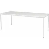 Schaffenburg Bureautafel - Domino Basic 200x80 grijs - wit frame