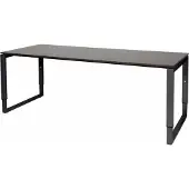 Schaffenburg Verstelbaar Bureau - Plus 200x80 logan - zwart frame