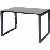 Schaffenburg Verstelbaar Bureau - Plus 120x80 logan - zwart frame