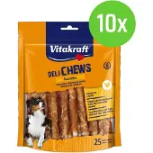 Vitakraft DeliCHEWS kauwrollen - hondensnack - 10 zakken x 25 stuks