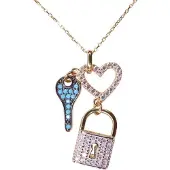 Christian Wit gouden stervormige diamanten hanger